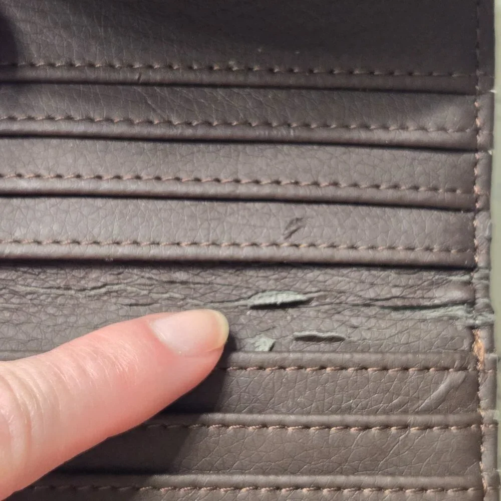 Pre-loved Small Harris Tweed Wallet - Picture 11 of 15